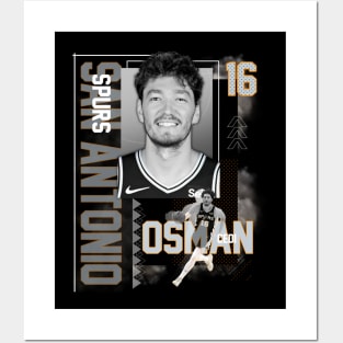 San Antonio Spurs Cedi Osman 16 Posters and Art